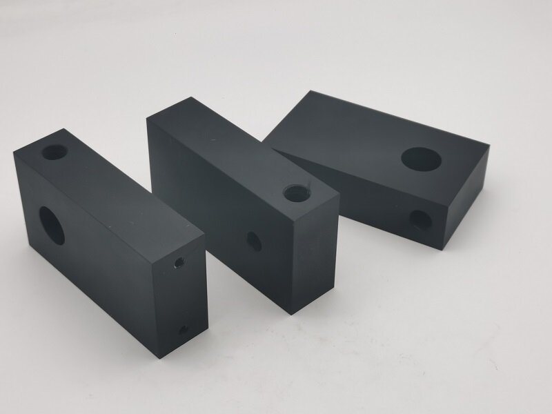 black anodizing aluminium alloy base block