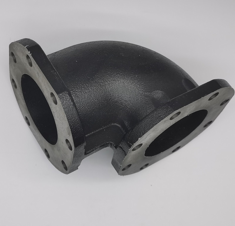 Sand Casting drainage pipe with double frange